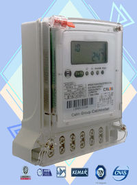 Thiết bị đo điện áp chuẩn 2 pha của IEC, ba dây Trả trước Điện lượng mét