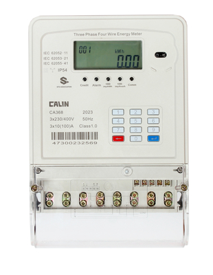 Ba giai đoạn trả trước Meters Điện, Plc Rf thương mại điện Meter