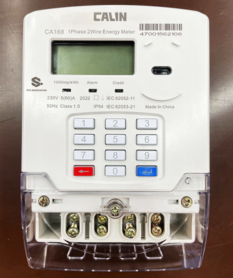 Đồng hồ đo điện một pha trả trước thông minh LORAWAN với hệ thống bán hàng tự động